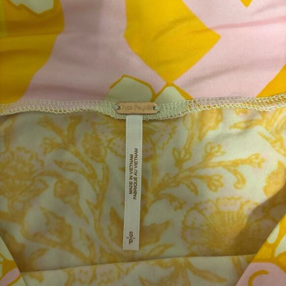 Free People She's Something Else Yellow Floral Print Mini Skirt Small - Picture 3 of 7